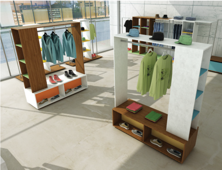 Pro Vendo Wandgarderobe | Ladendekoration.de - alles für die