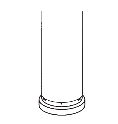 Gewindeeinsatz M10 Metall für Ø25mm