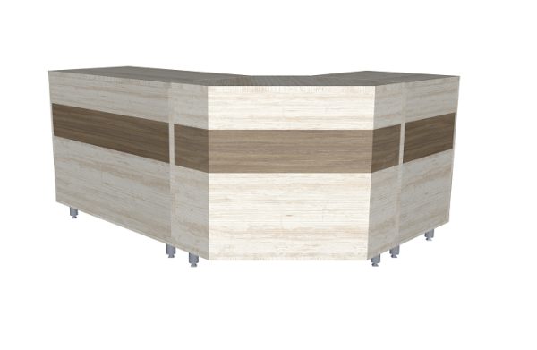 Modula-Theke 3, B 60 x T 60 x H 90 cm