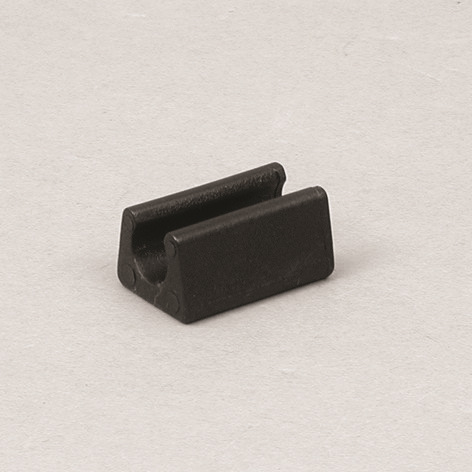 Gummifuß für Gitterrahmen 10mm, schwarz
