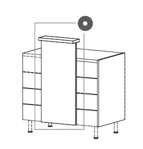 QBUS Counter Monitorblende