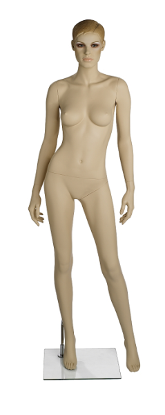 Damenfigur Jane, skulpt.Haar, teint