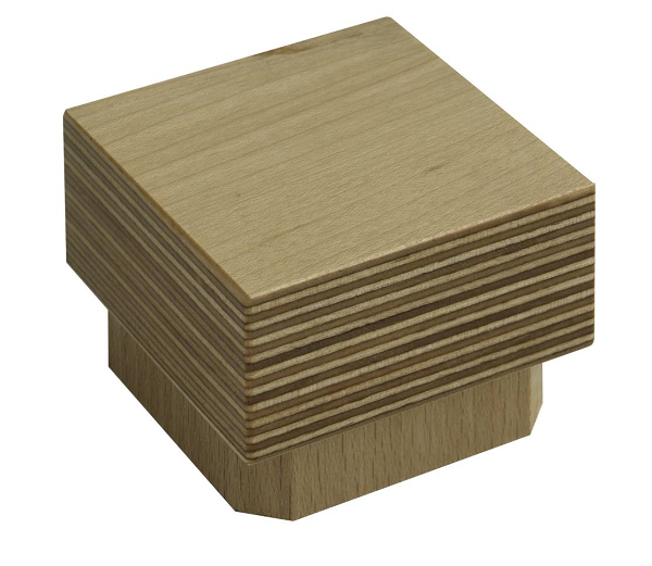 Dekor-Rohrabschluss Quader 60x60 mm
