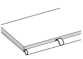 Haken Horizontal für Ø25mm