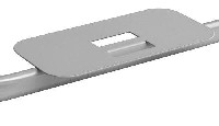 Tablar f.Ovalrohr 30x15mm