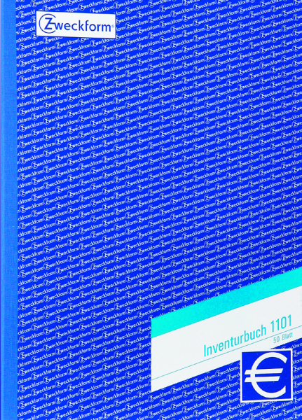Zweckform-Formular Inventurbuch 1101 50Blatt