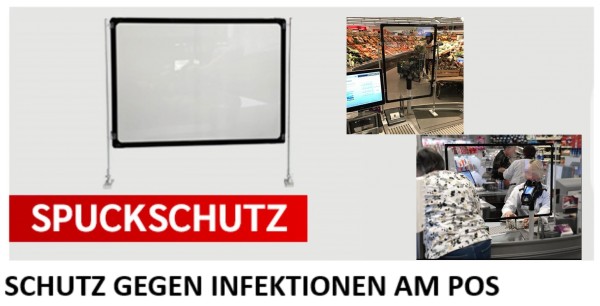 Spuckschutz mit Scheibe A1