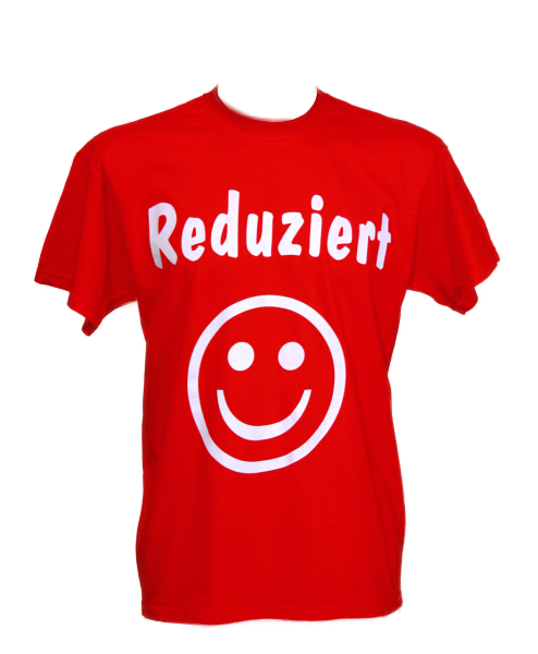 T-Shirt Reduziert rot,Stoff